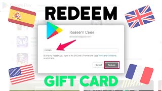 ✅ How to Redeem Google Play Gift Card From Another Country Simple NEW METHOD 2024 [upl. by Marlane]