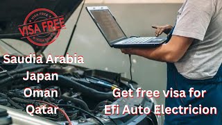 Dream Job Alert  Free EFI Electrician Visa for Japan Qatar Saudi Arabia Oman  Session 240 [upl. by Magdala773]