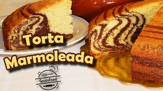 Torta Marmoleada  Muy Fácil y Esponjosa [upl. by Torres]