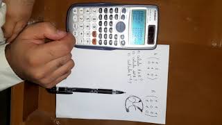 matrices avec calculatrice casio proposee par MrHAMDI [upl. by Buyse]