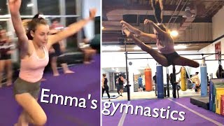 Emma Chamberlain doing Gymnastics [upl. by Ilan]