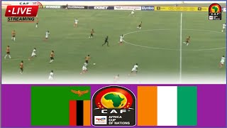 🟥Live Match Zambia vs Ivory Coast  Full Stream Africa Cup of NationsAfcon Qualifiers2024 [upl. by Howenstein]