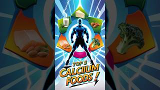 Top 5 CalciumRich Foods You Need for Strong Bones  Best Sources of Calcium shorts [upl. by Najed]