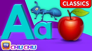 Phonics Song with TWO Words  A For Apple  ABC Alphabet Songs with Sounds for Children [upl. by Rozelle]