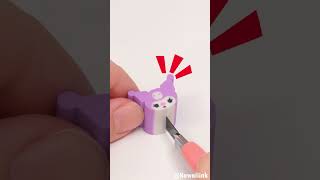 The right way to cut an eraser pochacco cinnamoroll sanrio cute [upl. by Ardy]