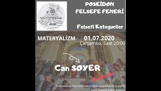 Felsefi Kategoriler  3 Oturum  Materyalizm  Can Soyer [upl. by Theresa]