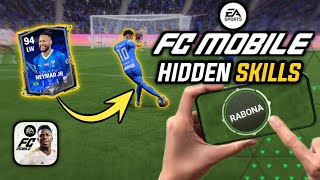 HIDDEN SKILLS Rabona tutorial  FC mobile  secret skills in FC mobile 🤫🤫 [upl. by Lady]