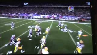 Longest Kickoff Return by an Offensive Lineman Patriots vs Greenbay [upl. by Esinyt]