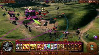 Warriors of Chaos 2 losses vs Skaven 438 losses Total War Warhammer 3 [upl. by Ahseka165]