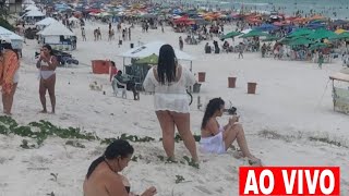 CABO FRIO LOTADA HOJE AO VIVO  PRAIA DO FORTE [upl. by Longerich]