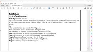 Taxability Of Agricultural Income [upl. by Laforge]