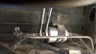 How to change your fuel filter on Chevy vans trucks [upl. by Yrrac383]