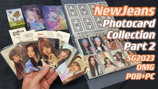 Photocard NEWJEANS  Photocard Collection Part 2 Seasons Greetings 2023  OMG Albums PCs amp POB [upl. by Gustavo652]