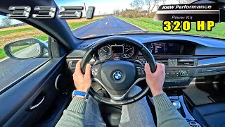 BMW 335i xDrive E92 MPerformance POWER amp SOUND KIT  POV Test Drive [upl. by Awad]