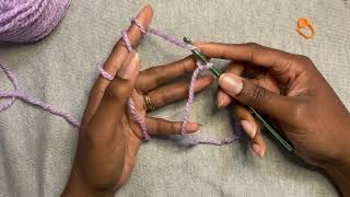 Crochet tutorial part 1 Basics and single crochet [upl. by Ahsinek]