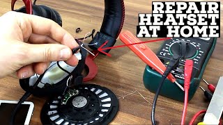 HyperX Cloud headphones broken cable repair at home DIY [upl. by Welch]