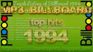 mp3 BILLBOARD 1994 TOP Hits BILLBOARD 1994 mp3 [upl. by Sue525]