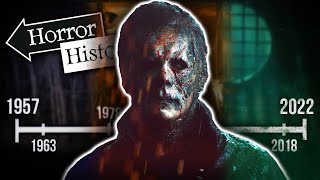 Halloween The Complete History of Michael Myers 40 Year Timeline  Horror History [upl. by Simdars102]