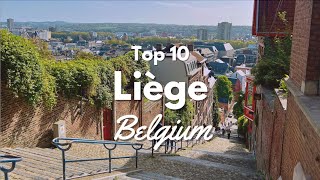 Top 10 Things to Do in Liège Belgium 🇧🇪 [upl. by Adrahc]