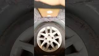 Perodua Axia SE 14Inch Spare Tyre Change [upl. by Aivirt]