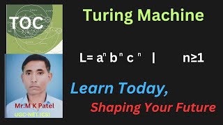 Turing machine for an bn cn  n≥1 [upl. by Enael557]