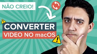 Como CONVERTER VÍDEO no MAC MP4 MKV HEVC AVI [upl. by Darach238]