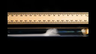 Diffusion in action  The reaction of ammonia and hydrogen chloride demonstration [upl. by Eillam506]