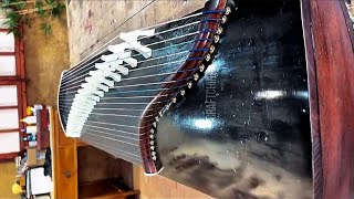 musical instrument guzheng foryou woodwork viralvideo carpentry woodworking craft [upl. by Egas255]