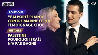 quotJAI PORTÉ PLAINTE CONTRE MARINE LE PENquot  TÉMOIGNAGE CHOCPALESTINE POURQUOI ISRAËL NA PAS GAGNÉ [upl. by Avlem]