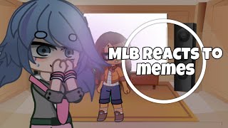 MLB REACTS TO MEMES  Gacha reaction [upl. by Nwahsyar]