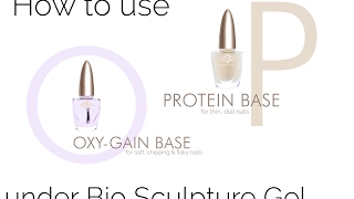 Bio Sculpture Protein and Oxygain Base Application [upl. by Annoerb247]