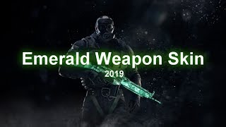 Rainbow Six Siege  Emerald Weapon Skin 2019 [upl. by Ramak]