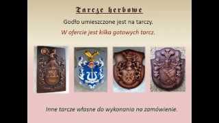 HERBY RODOWE płaskorzeźba w drewnie coat of arms wappen [upl. by Avon]