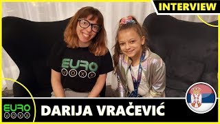 SERBIA Darija Vračević  Podigni Glas INTERVIEW  LIVE AT JUNIOR EUROVISION 2019 [upl. by Latty84]