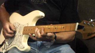 JAPANESE VINTAGE ANTORIA WHITE STRAT c1970s DEMO [upl. by Eahsat]