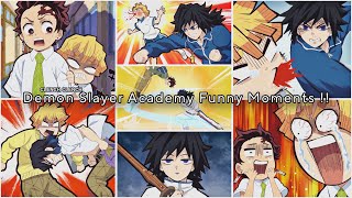 Demon Slayer Academy Funny Moments [upl. by Hcnarb]