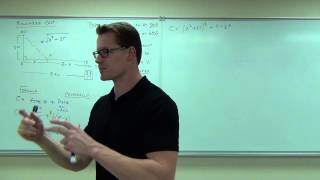 Calculus 1 Lecture 37 Optimization MaxMin Application Problems [upl. by Ahseetal]