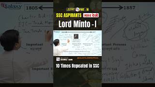 Lord MintoI  Significant Events  All Important Points for All Competitive Exams history sonusir [upl. by Tomlin]