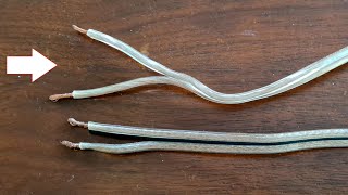 Speaker wire VS speaker wire SoundtestDo speaker cables make a difference [upl. by Chelsie]