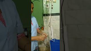 BLOOD TRANSFUSION KARNA SIKHA hospital anm qualifiedanm viralshort [upl. by Avilo]