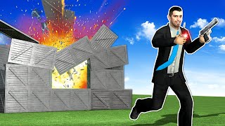 BUILDING A BASE AGAINST MY FRIENDS  Garrys Mod Base Battle [upl. by Desimone]