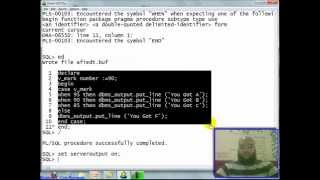 67  Oracle PLSQL Case Statement تعليم أوراكل [upl. by Sharos699]