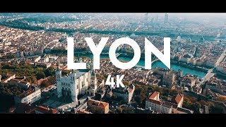 LYON  FRANCE   Ville de Lumière 4K [upl. by Giorgi]