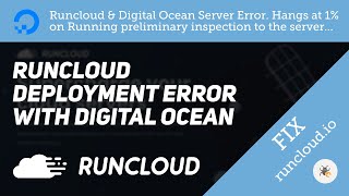 Runcloud server not connected to Digital Ocean droplet new deployment [upl. by Derinna]