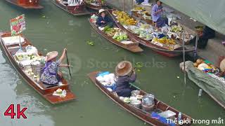 quotExplore Damnoen Saduak Floating Market in 4K  Unique Thai Cultural Experiencequot [upl. by Ecille819]