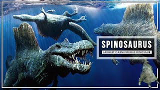 Spinosaurus  The Largest Predator Of The Cretaceous Period  Dinosaur Documentary [upl. by Philender]