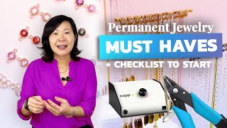 3 What do I need to START a permanent jewelry business Checklist Free Permanent Jewelry Training [upl. by Nichol]