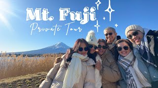 Mt Fuji Private Tour Oishi Park  Fujiten Snow Resort  Oshino Hakkai  Gotemba Outlet [upl. by Mable]