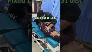 Fixed L4L5 L5S1 disc spinechiropractic physiotherapy discpain painreliefcenter [upl. by Otrebire398]