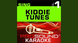 Ring Around The Rosie Karaoke Instrumental Track In the Style of Kiddie Tunes [upl. by Nils]